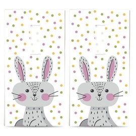 20 Individual Handkerchiefs Easter Happy Rabbit 2 Packs of 10 Individual Paper Handkerchiefs Printed Gift