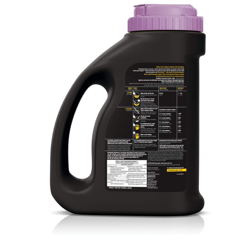 Miracle-Gro Performance Organics Blooms Plant Nutrition Granules - Plant Food