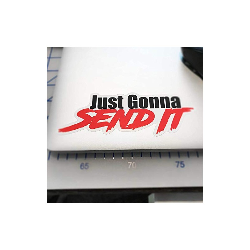 Darknalia | Just Gonna Send It Sticker | Funny car