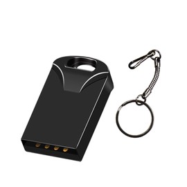 Chauuxee Super Mini USB Flash Drives Memory Sticks - Bolígrafo con calcomanía impermeable a prueba de polvo a prueba de golpes (32 GB negro)