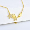 KITEENAL Star Necklace for Girls Women - Sterling Silver Adjustable