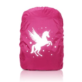 Rain Cover Backpack, 35L Rain Cover School Bag, Reflective Backpack Cover, Waterproof, Rain Cover Backpack, Reflector Backpack Cover, Backpack Rain Cover for Boys Girls Beginners to School