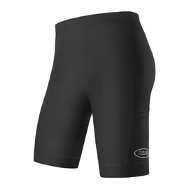 INBIKE Men's Cycling Shorts - 3D Padded, UPF 50+, Large Pockets for Road Riding Bicycle Biking Black