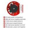 XiaoR GEEK 2Pcs Gear Motor with Encoder DC 12V 100RPM