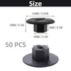 Wjelet 2019900050 Plastic Nut Without Thread Black Wing Nut M6