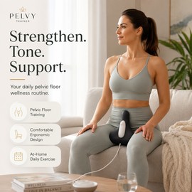 Electric Pelvic Floor Trainer for Women – Ergonomic Kegel Exercise Tool with Vibration Comfort Support