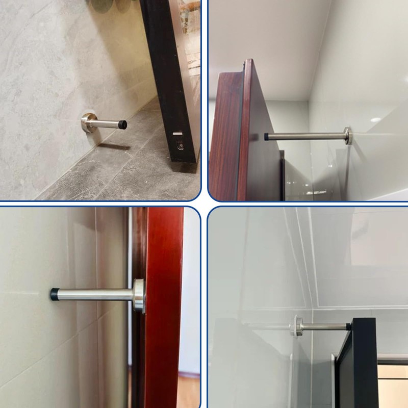 Misuyue Wall Door Stop, Stainless Steel, 25 cm, Wall Mounted