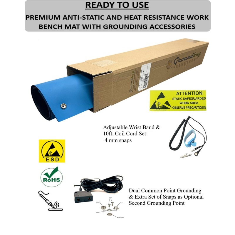 Groundhug by Scientific Americas - ESD Anti Static Mat -