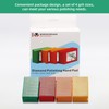 MORESUPERHARD 4Pcs Diamond Hand Polishing Pads Sanding Block，Foam Backing for