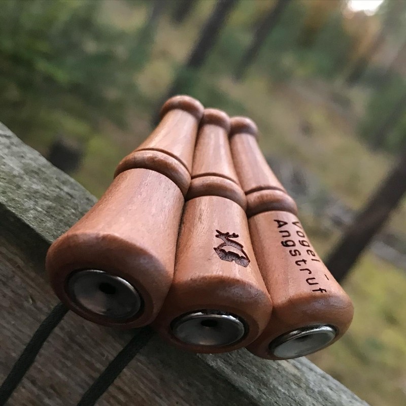Weisskirchen 510512 Bird Distress Call with 3 Voices Brown