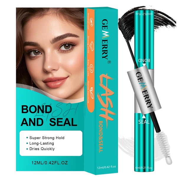 GEMERRY 12 ml Eyelash Glue Bond and Seal 2 in