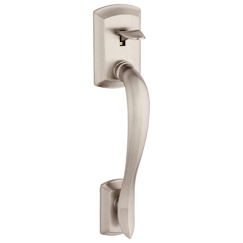 Kwikset Avalon Front Door Handle No Lock, Entry Handleset Exterior