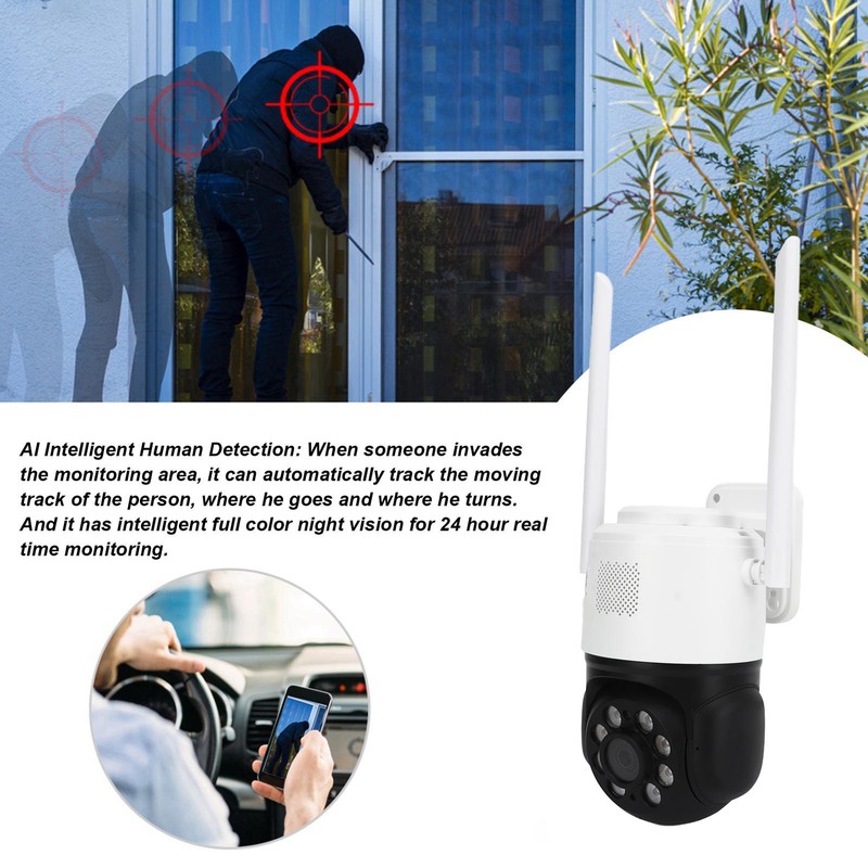 HD Surveillance Cameras Wireless 4G Network Remote Control Two Way