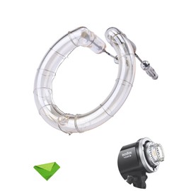 Godox MS200V MS300V Flashtube, Replacement Flash Bare Tube for Studio Flash MS200 MS200V MS300 MS300V, Photography Light Repair Parts Monolight Replacemnt Strobe Flash Ring