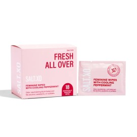 Feminine Fresh Wipes Mint Scented All Over Body Cleansing Wipes Daily Intimate Care Travel Size Hygienic Refreshing Personal Care Wipes Soft Gentle Formula