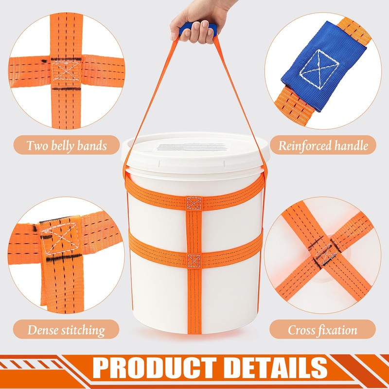 GliCraft 1 Pcs Bucket Sling with Bands for 5 Gallon