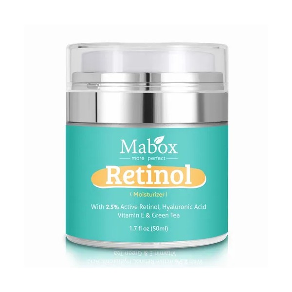 Mabox Retinol Crema Hidratante Hialurónica Facial 2.5% 50ml