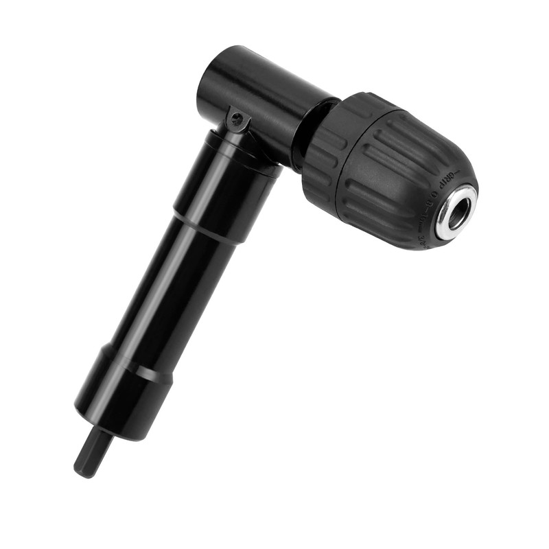 QWORK® Angle Drill Attachment Clamping Range 0.8-10mm 90 Degree Drill