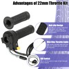 CILOYU Motorized Bike Throttle Cable Handle Grip Assembly Clutch Lever