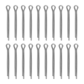 20 Pieces Brake Pad Pins for Bicycle Split Brake Pad Locking Pin for Bicycle Stainless Steel Compatible with Shimano Compatible with Tektro