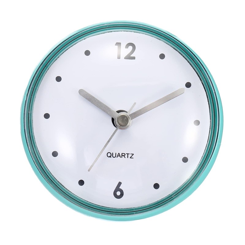 PATIKIL Waterproof Bathroom Clock, Battery Operated Silent Wall Clocks with