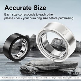 Hexasider 5 Pack Ring Cover Compatible with Oura Ring Gen 4/Oura Ring Gen 3 Horizon/Heritage, Durable TPU Case for Oura Ring Protector Accessories for Oura Size 6
