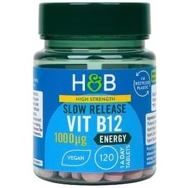 Holland & Barrett High Strength Slow Release Vitamin B12 1000ug - 120 Tablets