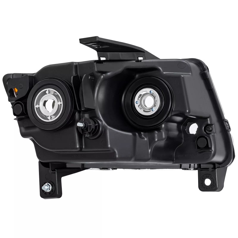 AUTOGALAXY Pair Chrome Front Lamps Headlights Amber Corner For 2011-17