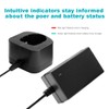 Creabest 1.2V-18V Ni-HM/Ni-CD 1400652 Battery Charger Compatible with Ryobi 7.2V