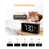Netzu Alarm Clocks for Bedrooms, Digital Clock with Date Temperature