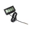 Fasizi Digital LCD Thermometer Temperature Monitor with External Probe For