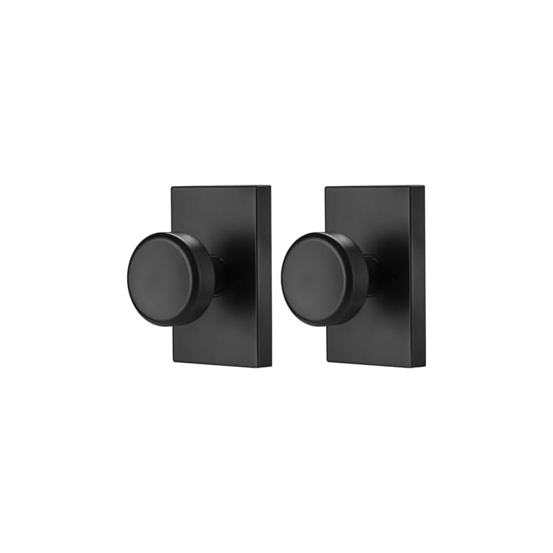 Pomos de Puerta Negros para Interiores, Manijas de Puerta Interiores