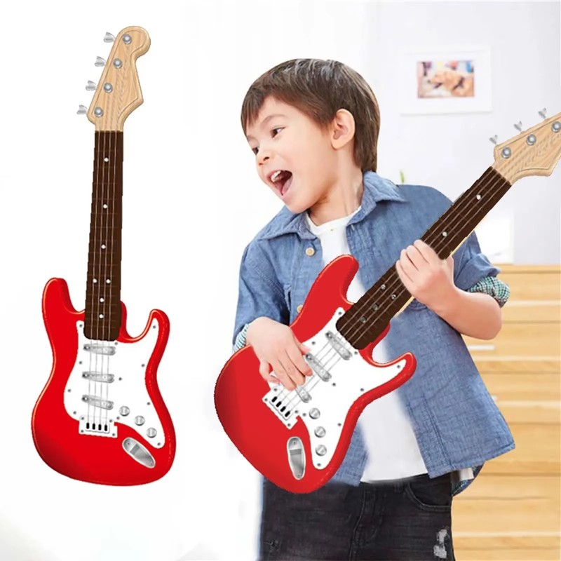 4-String Electric Guitar Toy for Kids – Portable Electronic Musical
