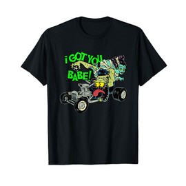 Hot Rod Gasser Frankenstein Monster Car Dragster Bride Mummy T-Shirt