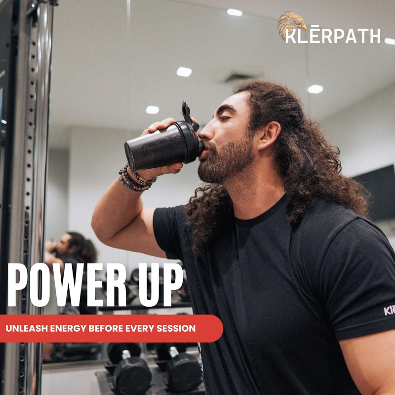 Klerpath GRO Muscle Pre-Workout Supplement - Vegan, Non-GMO, Allergen and