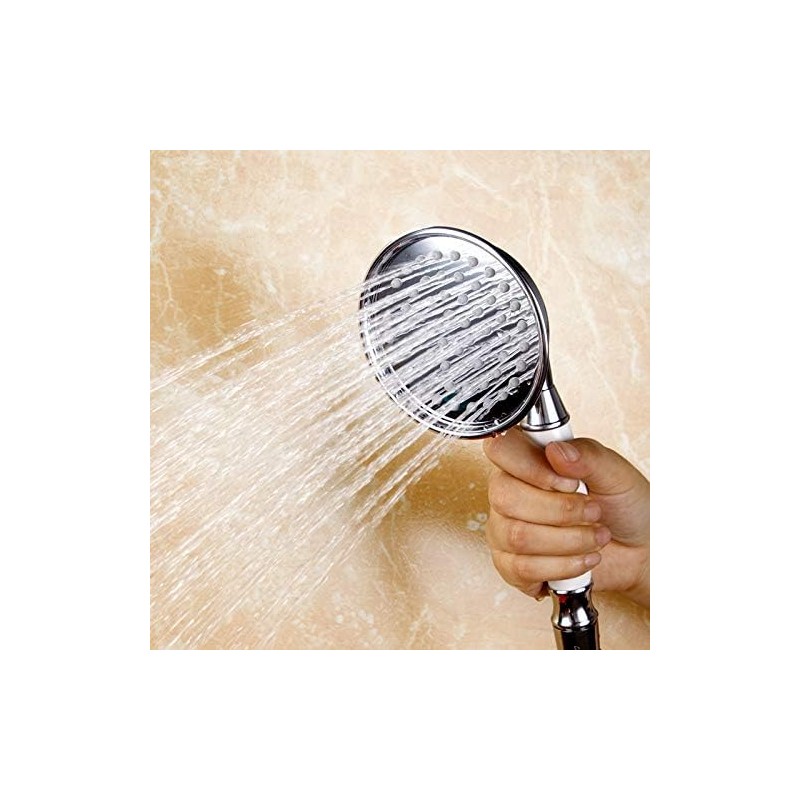Skybath Brass Larger Size Shower Head Traditional Victorian Style Handheld
