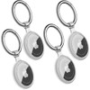 Airtag Case Key Holder Air Tag Clear Protective Cover Key