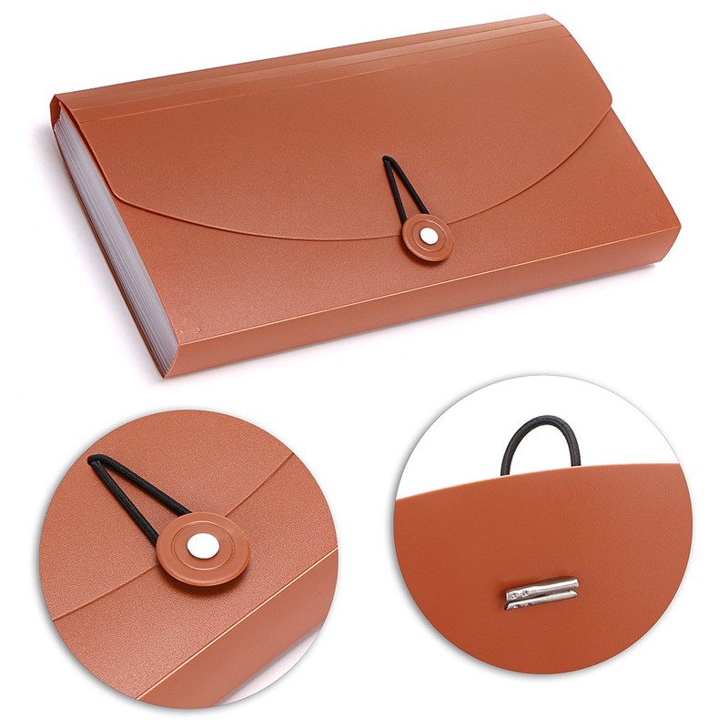 JuxYes 13 Pockets Expanding Accordion File Folder Expandable File Organizer