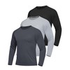 Rashguard Shirts for Men Long Sleeve UPF 50+ Sun Protection