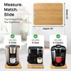 Ibyx Elegant Sliding Tray for Your Coffee Maker & Heavy