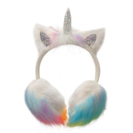 Gifts Treat Earmuffs Girls Earmuffs in Plush Cute Design (color silver ear silver corner)(Size: M)
