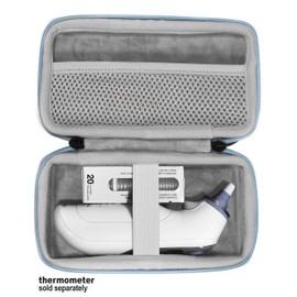 CaseSack Thermometer Case for Ear, Infrared, Touchless Thermometer Like Braun 5, 7, 3; iProven, iHealth, MILDSIX, KDT, EasyEast, CandyCare, LAMIG, Hugum, GoodBaby, Famidoc, Anthsania