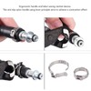 130Pcs Stainless Steel Hose Clamps 6 to 21mm Hose Clip