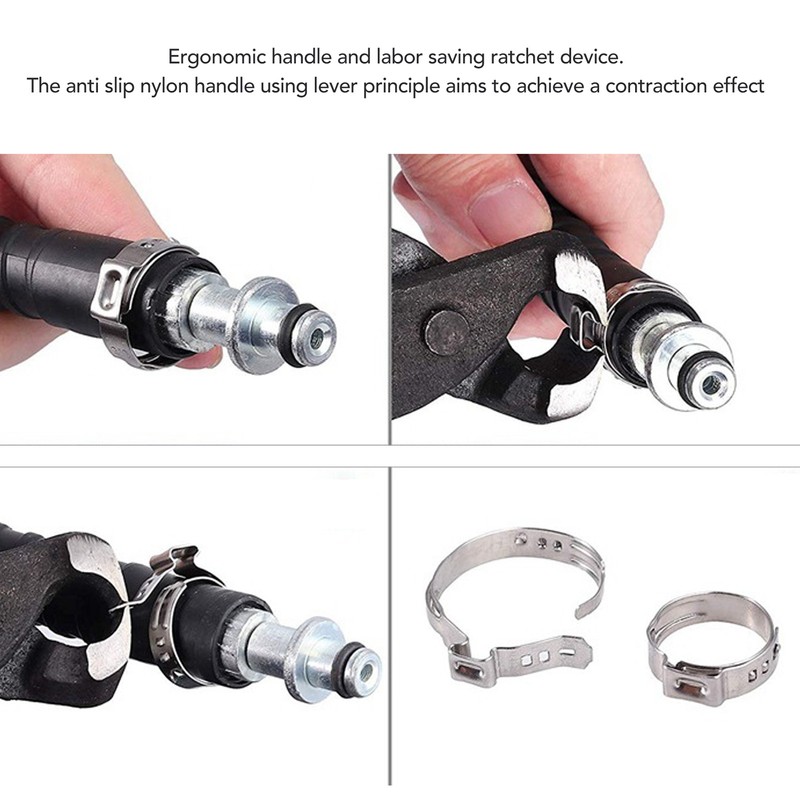 130Pcs Stainless Steel Hose Clamps 6 to 21mm Hose Clip