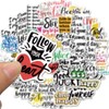 50PCS Inspirational Quote Stickers for Water Bottle, Motivational Encouragement Stickers