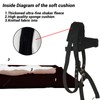 MP2MINGPIN Reinforced Horse Reins and Bridle(Foam Padding) Adjustable PP Webbing