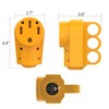 MICTUNING 50 Amp Heavy Duty RV Replacement Female Plug, 50