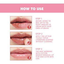 Daconovo , 30g, Exfoliante Labial de melocotón, Tratamiento de reparación de Labios Natural, exfolia Suavemente los Labios, suaviza la queratina con Cepillo