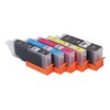 Ink Cartridge Set Large Capacity Clear Colorfast Printing Black Color