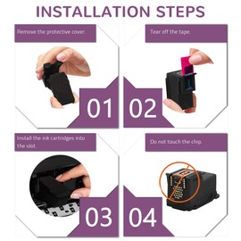 Inktopia Remanufactured Ink Cartridge Replacement for HP 67XL Ink 67 XL (2-Pack Black) use with 2700 2700e 2855e 2752 2742 2755 4100 4100e 4152 4155e 6000 6055 6400 6458e 6455e Printer